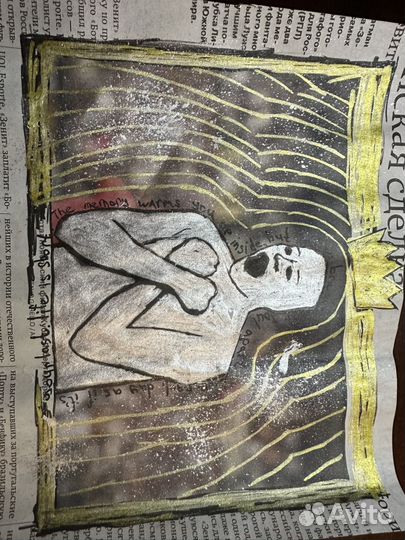 Интерьерная картина ручной работы