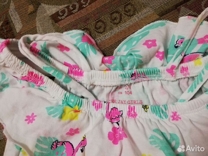 Детские вещи пакетом для девочки 110 116