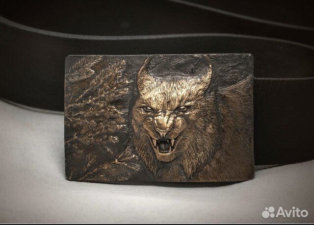 Пряжка для ремня латунь, бронза