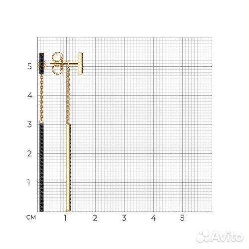 Серьги Diamant из золота, 51-120-01636-1