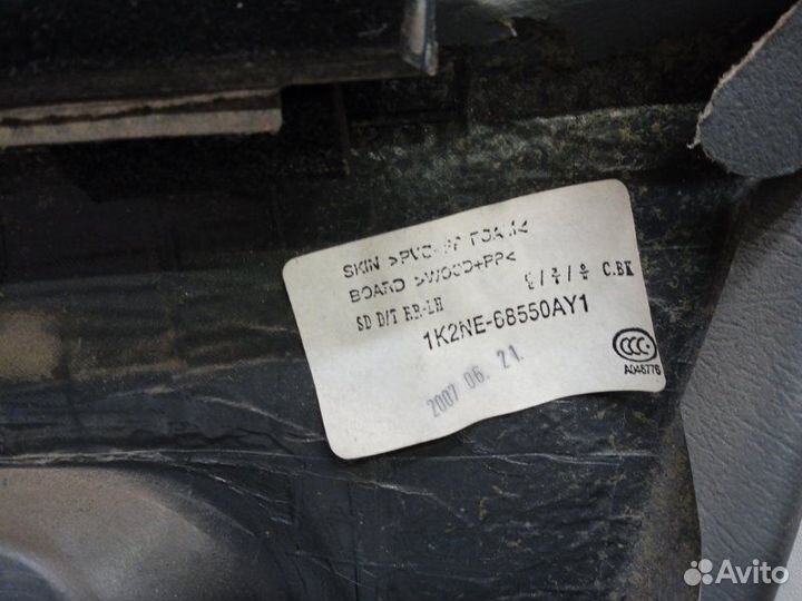 Обшивка двери задняя левая Kia Spectra SD 1.6 2007