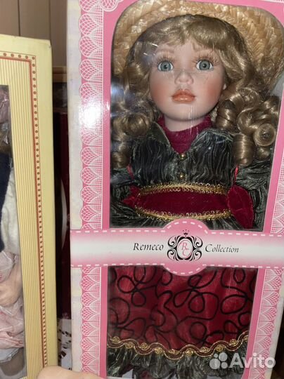 Куклы фарфоровые коллекционные