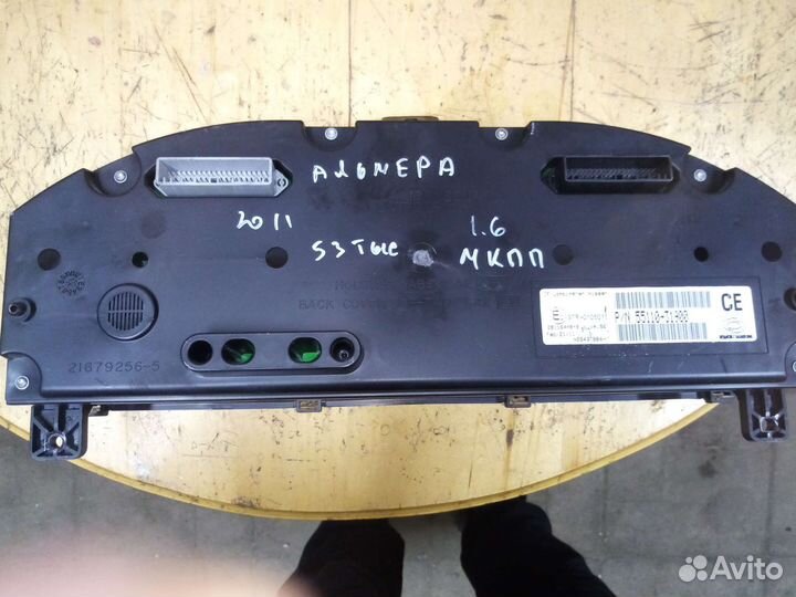 Панель приборов Nissan Almera Classic 1.6 2011