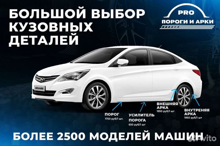 Ремонтные пороги Hyundai Santa Fe (classik)