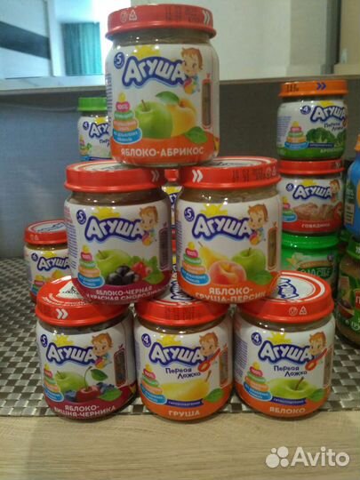 Фрутоняня, Сады Придонья, Агуша для малышей