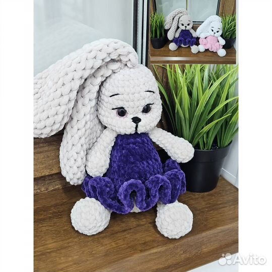 Зайка амигуруми ручная работа
