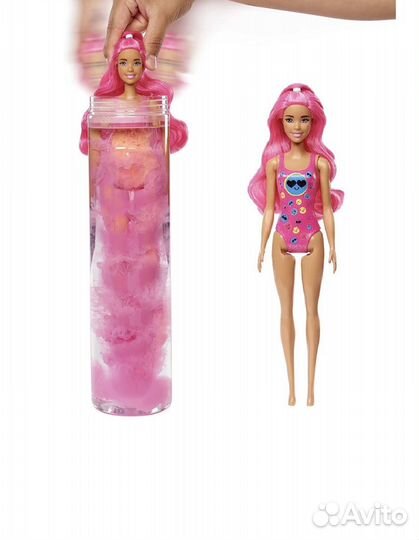 Barbie Color reveal меняющая цвет неон 7 серия