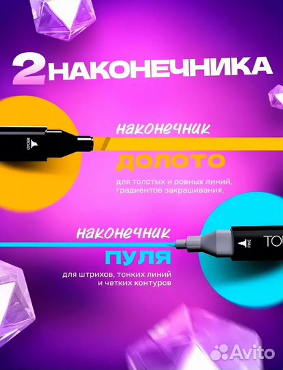 Набор маркеров для скетчинга новый 80 цв