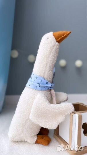 Мягкая игрушка гусь обнимусь