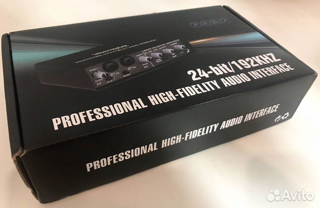 Профессиональная звуковая карта (24 bit/192 kHz)