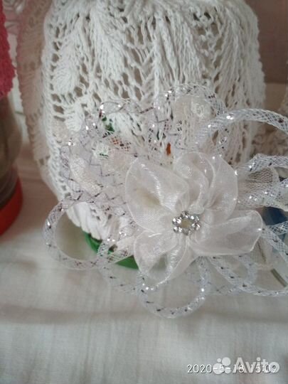 Ободки, повязки и шапочки на девочку