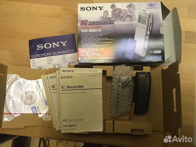 Sony ICD MS 515 цифровой диктофон
