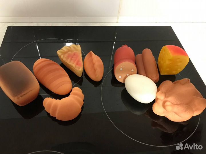 Резиновые хлеб-колбаса, сказка Репка, животные