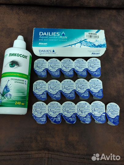 Alcon Контактные линзы Dailies AquaComfort Plus