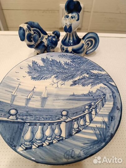 Настенная тарелка декоративная