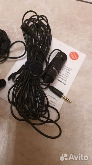 Петличный микрофон boya by-m1