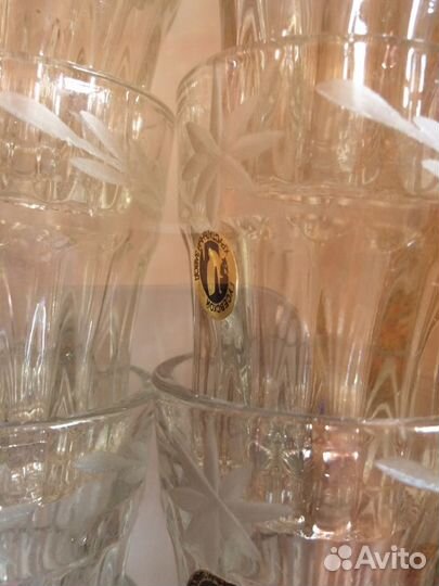 Отличный подарок хрустальный Графин и 12 стопок