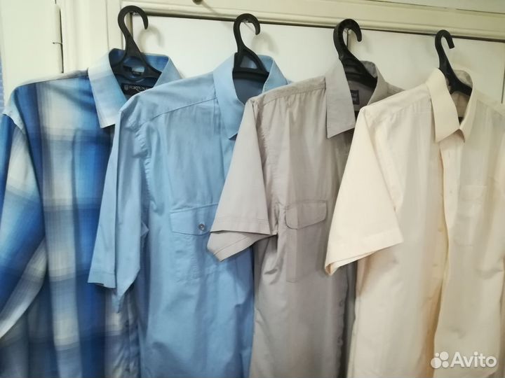 Рубашки мужские 52 р. Цена за 4 шт