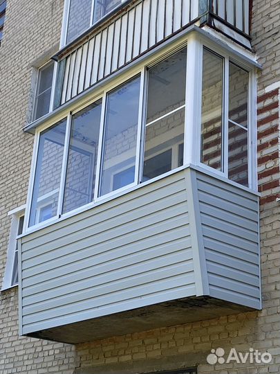 Отделка, остекление балконов и лоджий под ключ