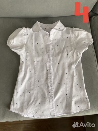 Школьные рубашки для девочки