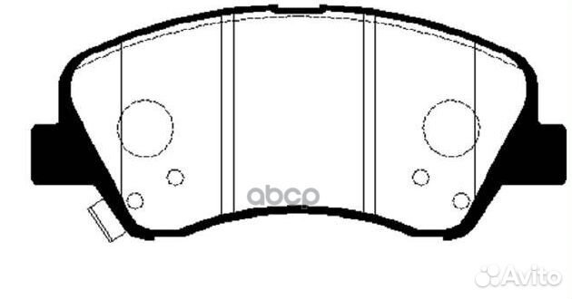 Колодки тормозные дисковые GK0500 CTR