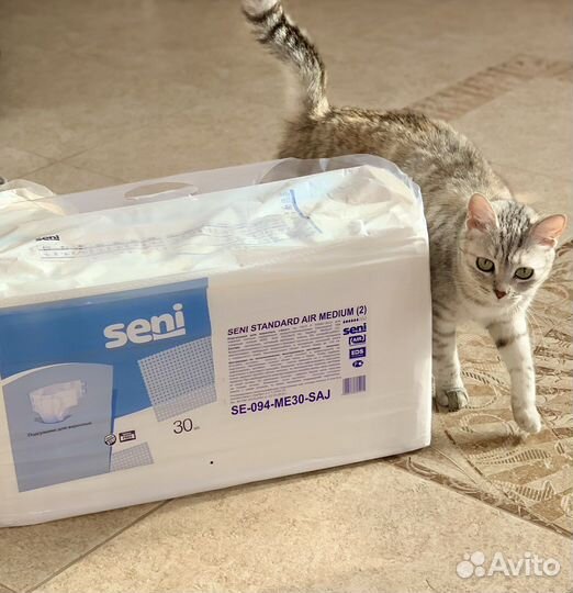 Подгузники для взрослых seni standart M и S