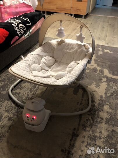 Детская качеля шезлонг электрическая