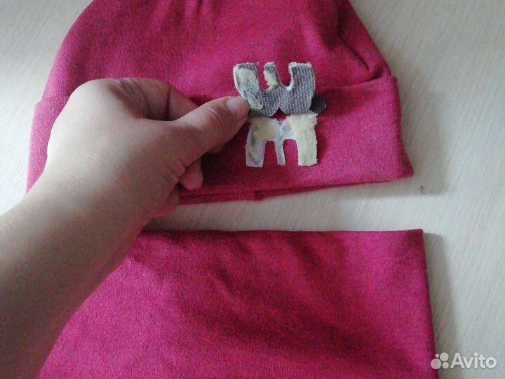 Комплект шапка, шарф детский