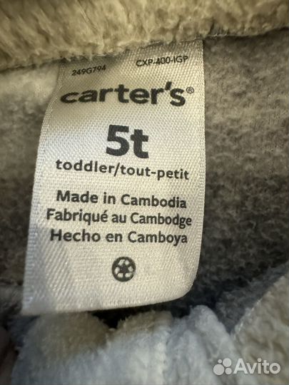 Флисовый костюм carters