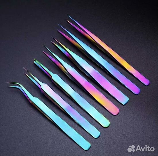 Пинцет для наращивания ресниц. Новые