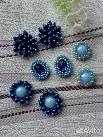 Бисерные серединки ручной работы