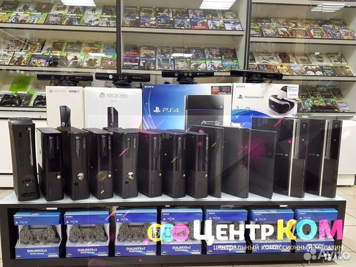 Топовые игровые приставки PS и xbox