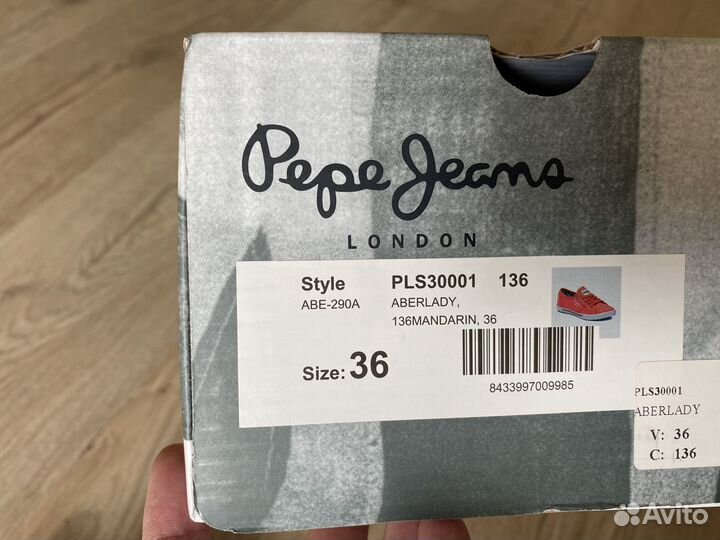 Кроссовки кеды женские Pepe Jeans, новые, оригинал