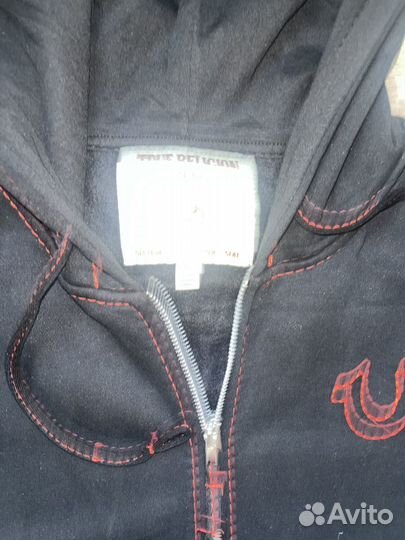 Худи мужское true religion черный XL