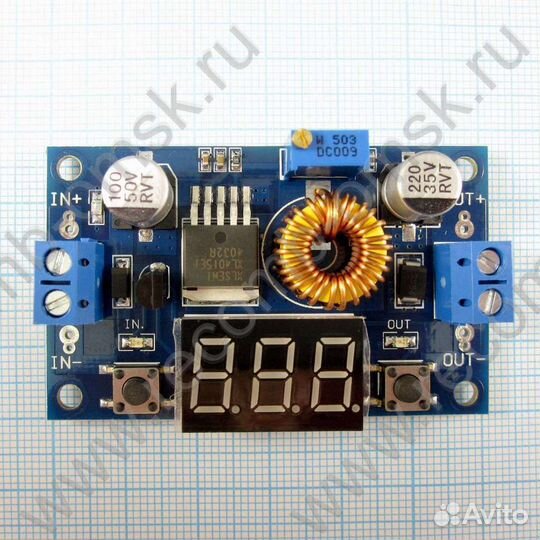 XL4015 - Преобразователь понижающий DC-DC 5A 75W с