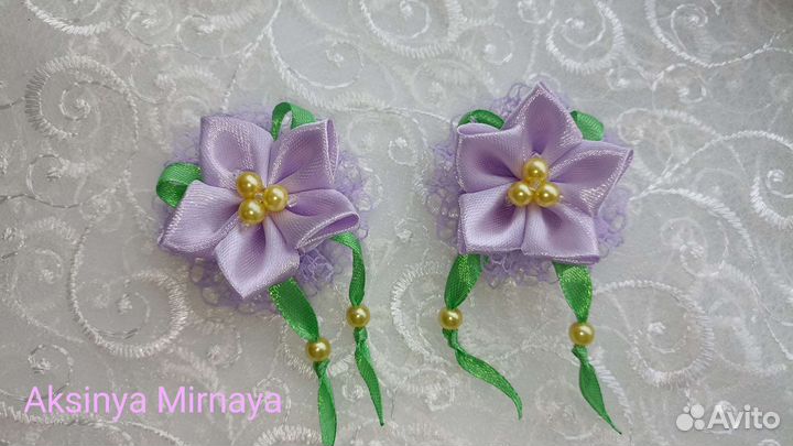 Резинки для волос ручной работы