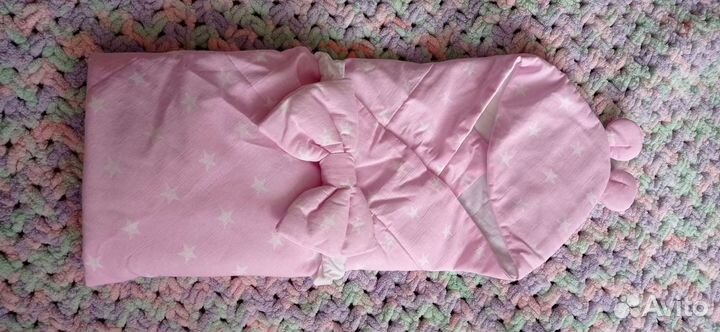 Конверт на выписку для девочки лето