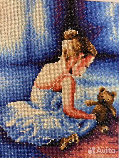 Картина алмазная мозайка балерина