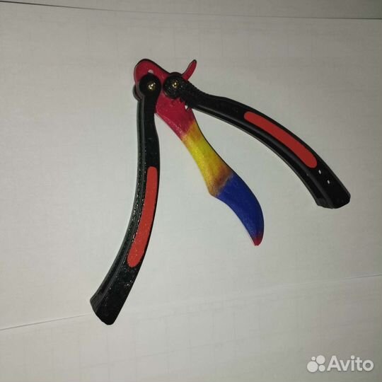 Деревянный нож бабочка