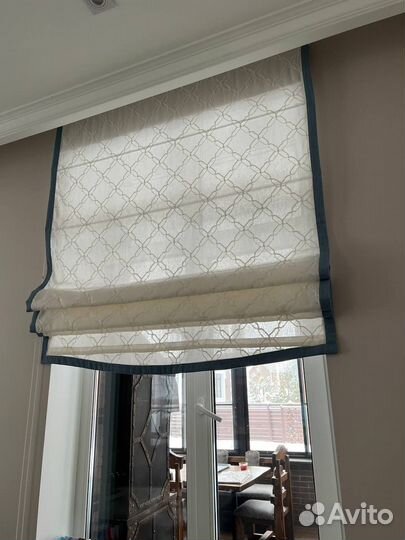 Римские шторы с кантом
