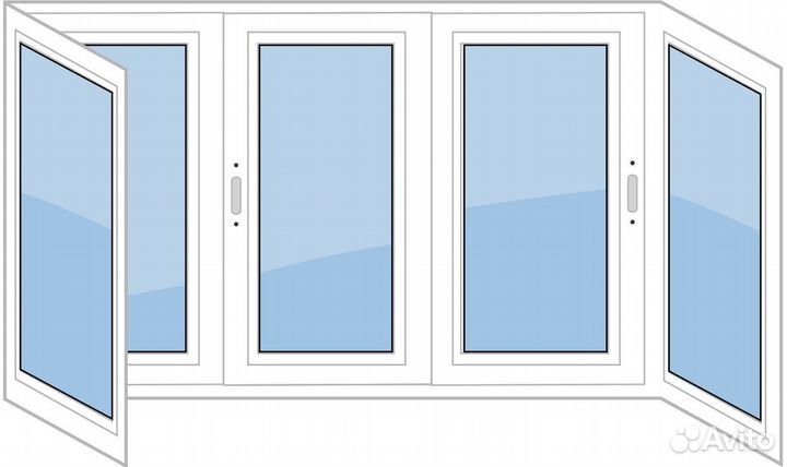 Окна на лоджию