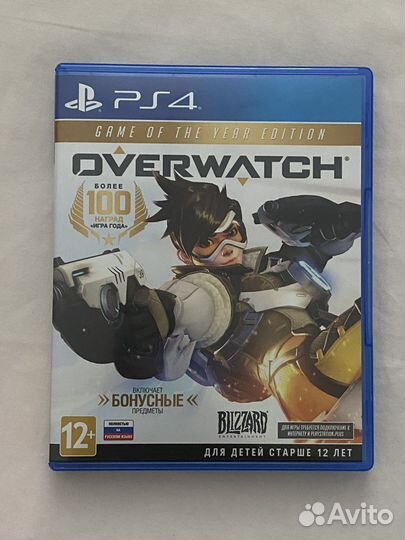 Owerwatch диск Sony Playstation 4