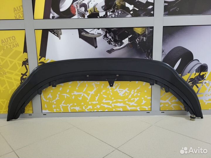 Юбка переднего бампера Volkswagen Polo 2015-2020