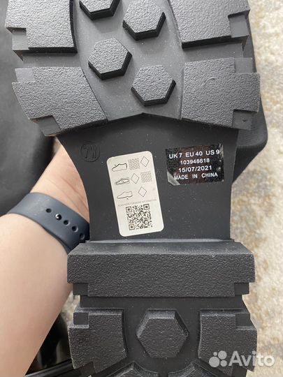 Ботфорты ASOS ноги разные правый 38, левый 40