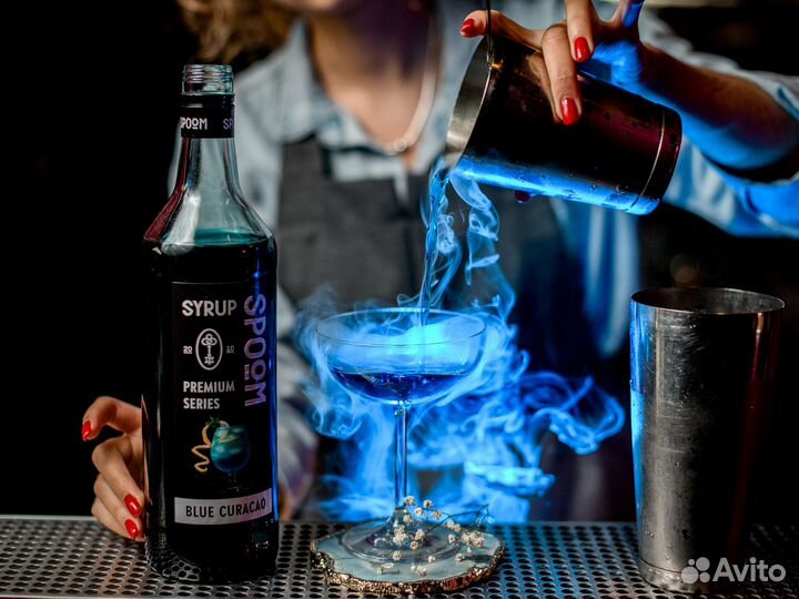 Сироп для коктейлей лимонадов чая кофе Spoom 1 л