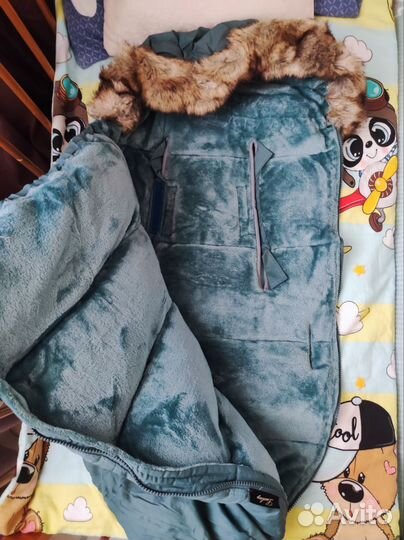 Зимний конверт в коляску