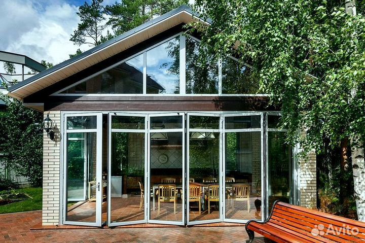 Остекление пластиком веранды террасы