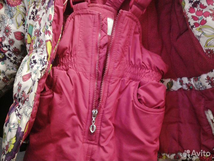 Зимний костюм на девочку 104