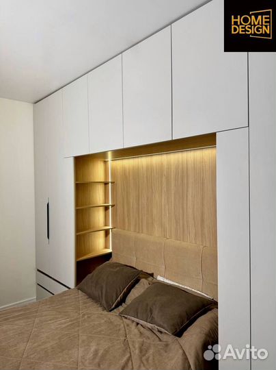 Шкаф распашной с фрезерованными фасадами