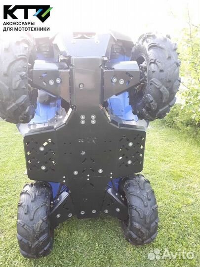 Защита днища на квадроцикл Yamaha Grizzli 700 (201